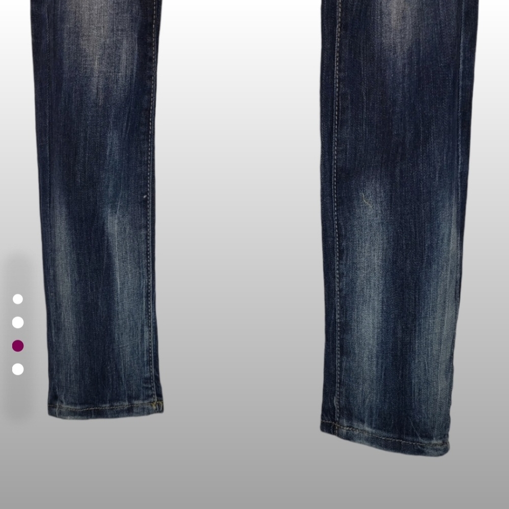 Machine Blue Jeans Distressed - Picture 2 of 4